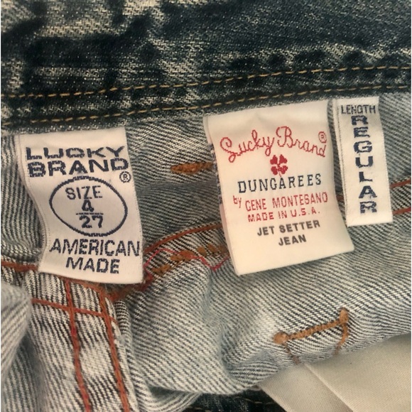 🍀Vintage Lucky Brand "Jet Setter"Jeans ~ A Classic ~SOFT~ Low Rise ~Size 4~🍀 - Picture 7 of 13